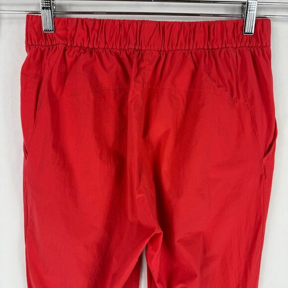 Lululemon Size 8 Your True Trouser High Rise Straight Crop Pant Carnation Red - Picture 4 of 12